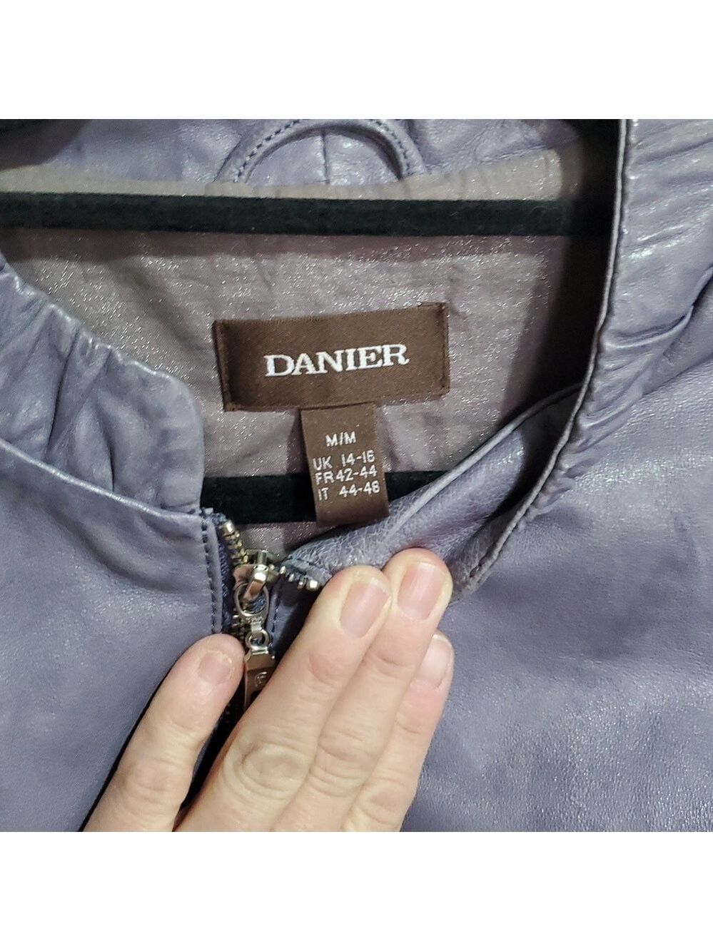 Danier Leather Lavender Jacket - Picture 2 of 10